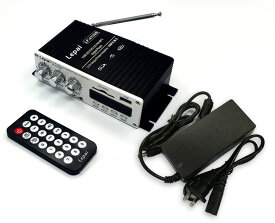 LEPY製 コンパクトオーディオアンプ USB/SDカード再生可 リモコン付 出力20W＋20W Hi-Fiステレオアンプ PSE認証 12V 5Aアダプター付属 LP-LP-A7USB 送料無料