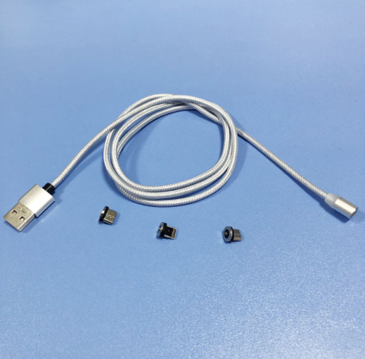楽天市場】3in1充電ケーブル USB 1本3役 LT8ピン+MicroUSB+Type-C 3 