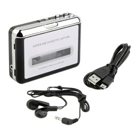 カセットテーププレーヤー 普通のプレーヤーとしても使用可 古いカセット音源も簡単操作でデジタル化できます MP3変換 LP-UW100 送料無料