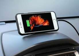 クリアランス特価 EONON 車載用ワイヤレス充電器 iPhone6/6P対応 置くだけ充電 抜き差し不要 ワイヤレス/ケーブル切替可 マグネット固定 360度回転 LP-A0601 送料無料