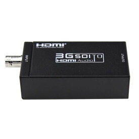 mini SDI to HDMI 変換器 SDI→HDMIコンバーター HD-SDI・SD-SDI・3G-SDI対応 HDMI変換器 SDI入力HDMI出力 信号変換 BNC/SDI TO HDMI ESD保護 解像度1080P LP-SDI2HDMI 送料無料