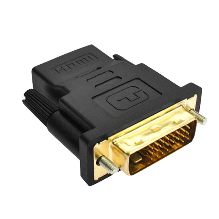 DVI-D ⇔ HDMI 変換アダプタ DVI-D(24 1pin)端子とHDMI端子を接続可 1080p対応 金メッキ端子仕様 モニター増設 HDMI-DVI変換コネクタ LP-DVI241TOHDMIMS 送料無料