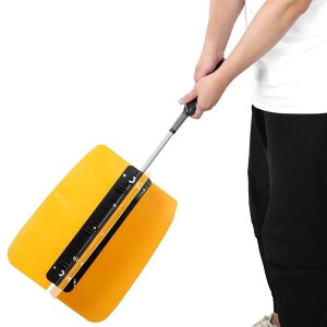 パワースイングトレーナー ゴルフスイング練習機 ゴルフ素振りトレーナー スイング練習スティック ゴルフスイング練習器具 飛距離アップ 4枚の羽付き 空気抵抗 インパクトゾーン 組み立て