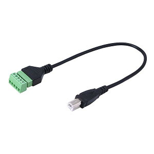 USB 2.0 Type-BIX - 90x5slW^[~iv^P[uo͂񂾃Ro[^A_v^P[u(USB-B M)