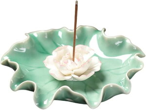 香炉 炉 香立て 聞香 香道 ヨガ 瞑想アイテム ロータス 香炉 仏具 香炉台 開運 風水 癒し アロマ お香 ギフト 誕生日 置物 プレゼント 部屋飾り