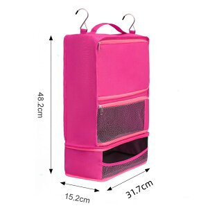 収納ボックス 吊り下げ 3段 インナーバッグ 衣類 つりさげ 収納 ラック 旅行 出張 持ち運べるクローゼット 省スペース 大容量 衣装ケース オーガナイザー