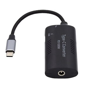 DC電源5.5x2.5mm 5.5x2.1mm入力から100WデュアルタイプC USB-CおよびタイプA出力PDエミュレータトリガー充電ケーブル