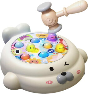 「1」ハンマートイ モグラたたきおもちゃ 音声効果 室内ゲーム 指先訓練 ピコピコハンマー 男の子 女の子 キッズ 幼児 プレゼント クリスマス 誕生日