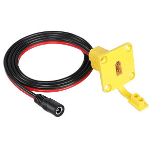 SinLoon 14AWG XT60�I�X-DC5.5mm x 2.5mm���X �}�E���g�p�l���d���P�[�u�� E-�o�C�N�A�\�[���[�p�l���p(5525-MF) 1M