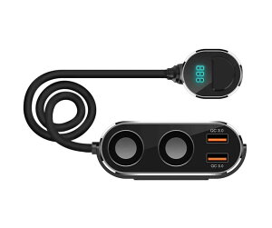 J[`[W[ Quick Charge 3.0 120W VK[\Pbg2A USB2|[g dv XCb`t }[d 12V/24V ԗpUSB[d iPhoneAAndroidAIQOSȂǑΉ