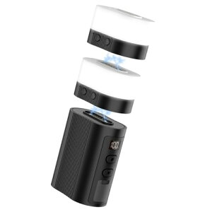 【2025新型】 ベッドサイドランプ ナイトライト LEDランタン 雰囲気 6000mAh大容量バッテリー 充電式 マグネット・スプリットデザイン ランタン 日本語取扱説明書付き 夜間ライト 室内照明 省