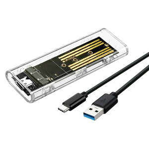 M.2 NVMe SSDP[X M-Key / B&M KeyiNvmê݁j USB3.1 10Gbps OtP[X UASP Trim Ή 2230/2242/2260/2280 SSDΉ _uP[ut M.2 SSD ϊA_v^ 