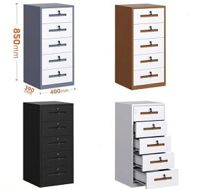 書類のキャビネット低いキャビネット事務室の机の下のロッカー引き出しの活働のキャビネット鍵付きの資料の収納のキャビネットブリキの小さなキャビネット