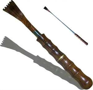 孫の手 伸縮 天然木 まごのて まごの手 携帯 背中かき棒 伸縮棒 背中 かき バックスクラッチャー (花梨木)