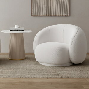 シンプルでモダンなソファーの椅子北欧の軽奢な一人掛けのソファーの服装の店舗の接待の商談の網紅休憩区のアイデアです