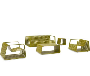 屋外ヴィラのテラスアルミ合金ソファテーブル組み合わせ庭のガーデンソファチェアホテルの防水日焼け止め家具です