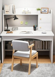 パソコン机卓上式家庭用机書架一体机学生学習机と椅子の組み合わせ寝室執務机字を書く