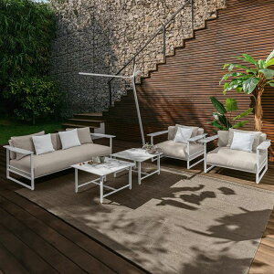 屋外ソファアルミ合金庭園テラスホテル防水干し別荘レジャー露出屋外ハイエンド家具の組み合わせです