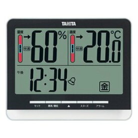 タニタ デジタル温湿度計 （ブラック） TT-538 （-5～45℃）