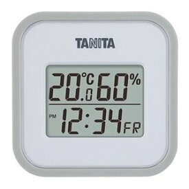タニタ デジタル温湿度計 （グレー） TT-558 （-5～50℃）