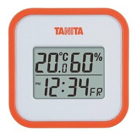 タニタ デジタル温湿度計 （オレンジ） TT-558 （-5～50℃）