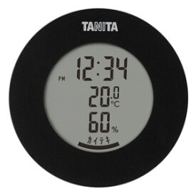 タニタ デジタル温湿度計 （ブラック） TT-585-BK （-5～50℃）