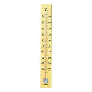 SATO 佐藤計量器 大型木製寒暖計 SK式90型 1530-30 (-40〜50℃、750mm)