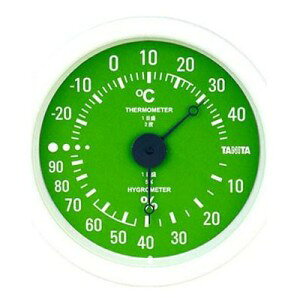 タニタ 温湿度計(掛けタイプ) (グリーン) TT-515 (-20〜40℃)