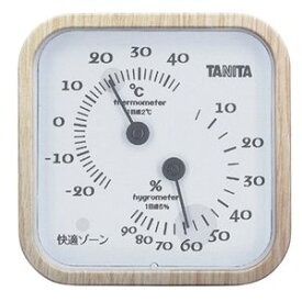 タニタ 温湿度計 （ナチュラル） TT-570 （-20～40℃）