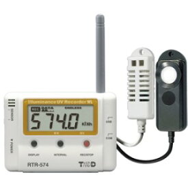 T＆D ワイヤレスデータロガー おんどとり 照度／紫外線／温度／湿度 RTR-574