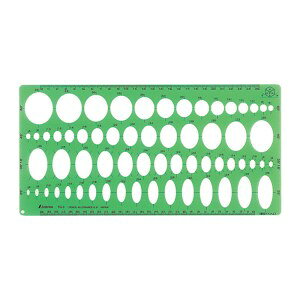 シンワ測定 テンプレート TG-3 楕円定規 66020