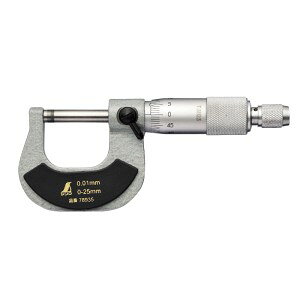 シンワ測定 マイクロメーター 0〜25mm 78935
