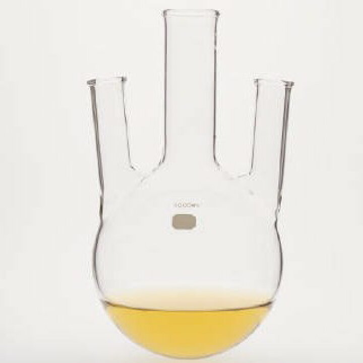 楽天市場】三ツ口フラスコ 500ml : 生活計量(ライフスケール)