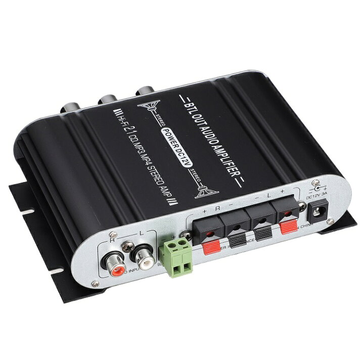 楽天市場】LEPY製 2.1chコンパクトオーディオアンプ 出力20W＋20W＋40W 