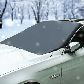 フロントガラスカバー 汎用車用カバー 取付簡単 磁石付 約210cm×約125cm 難燃素材 降霜 積雪 凍結対策に 日よけ対策 車用サンシェード 夏冬両用 LST-MFC2112