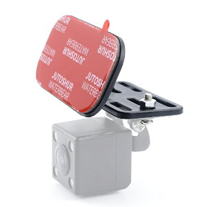 リアカメラ用ブラケット バックカメラステー 両面テープ式 リアカメラの角度調整に 車内設置用 LST-BCBRAK100