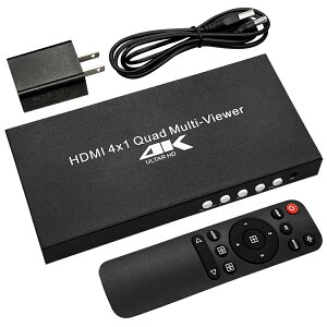 HDMIzZN^[ 4KΉ 4͂1ʂɕ\ Rt HDMIʕ 41o 4K/1080P 4/2/1ʓ7p^[؂ւ LST-MPXF02