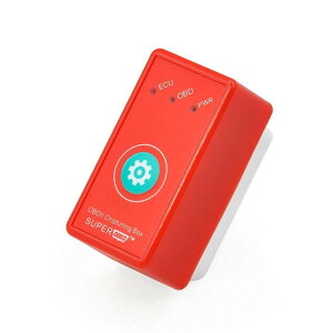 SuperOBD2 �f�B�[�[���ԗp NitroOBD2+EcoOBD2���� �`���[�j���O�{�b�N�X �y���g�p�Ԃ̔R����P+�p���[�A�b�v�@�d�q����V�X�e��(ECU)���P ���Z�b�g�{�^���t�� LST-SPOBD-RED