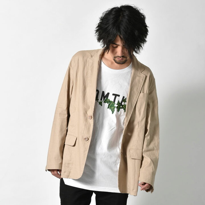楽天市場 テーラードジャケット メンズ 春 綿麻 ジャケット ストレッチ ライトアウター ブラック ベージュ カーキ ネイビー M L Ll Xl 大きいサイズ 黒 紺 あす楽対応 Startingover