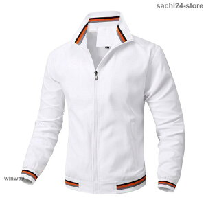 ゴルフジャケット メンズ ゴルフウェア 撥水加工 アウター ブルゾン ウィンドブレーカー スタンドネック ジップアップ スポーツウェア 薄手 パーカー 春秋冬