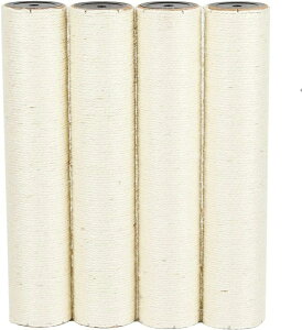 4本セット M8 猫 爪研ぎ ポール 替え 支柱 キャットタワー 交換 麻柱 キャティーマン モダンルームスクラッチ 替え柱 爪とぎ 猫用 おもちゃ