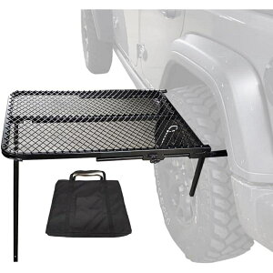 折りたたみ式車用タイヤピクニックテーブル、収納袋付きポータブルアイアンキャンプテーブル、屋外軽量ダイニングテーブル高さ調節可能なタイヤデスクホイールテ