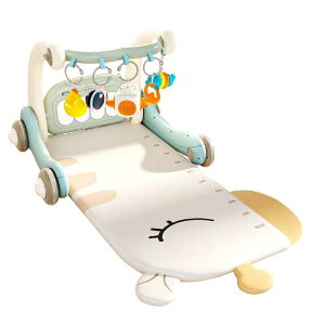 4 in 1ベビージム ベビープレイマット 赤ちゃん おもちゃ 音楽&ライト 押し車 ベビージムプレイマット 音楽ライト付き 折りたたみ 赤ちゃん・幼児おもちゃ感覚刺激 室内遊具 早期教育 出産