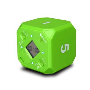 TimeCube Plus �v���Z�b�g �^�C�}�[ LED���C�g4��/�A���[���t�� ���Ԃ̊Ǘ��p �J�E���g�_�E���ݒ� (�O���[�� - 1�� 5�� 10�� 15��)