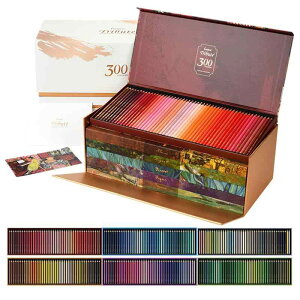 Marco色鉛筆 油性色鉛筆 水彩色鉛筆 鉛筆削り付き 大人の塗り絵色鉛筆 色鮮やかで重ね塗り可能な10層 プロ専用 高級 大師レベル アーティスト 大人向け色鉛筆セット鉄箱入 プレゼント