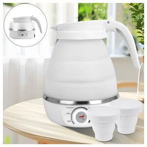 【2025年新登場】Tplook ケトル 折りたたみケトル大容量1.2L 電気 キャンプ 海外対応 電気ケトル アウトドア 折りたたみ ダブル保温 携帯 持ち運び 車中泊100v