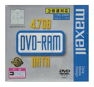 �J�[�g���b�W�� 4.7GB DVD-RAM���f�B�A maxell DRMC47B.1P