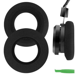 Geekria �C���[�p�b�h Comfort �݊��� �p�b�h �O���h GRADO SR125, SR225, SR325, SR60, SR80, SR80e, M1, M2 �w�b�h�z���ɑΉ� �p�b�h �C���[/�C���[�J�b�v (�X�|���W/�u���b�N)