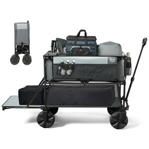 TIMBER RIDGE �A�E�g�h�A���S�� 2�K���ăL�����[���S�� �܂肽���� �L�����[�J�[�g ������ �����Ή� �S�n�`�Ή� �������[ ��e�� 400L �ω׏d204kg �A�E�g�h�A�L�����[ �L�����v