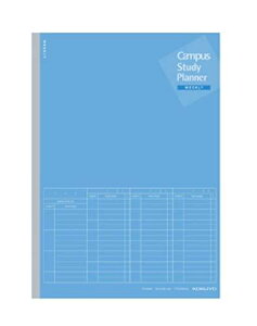コクヨ キャンパス スタディプランナー (ノート) ウィークリー罫 A5 ブルー ノ-Y82MW-B 5冊組み